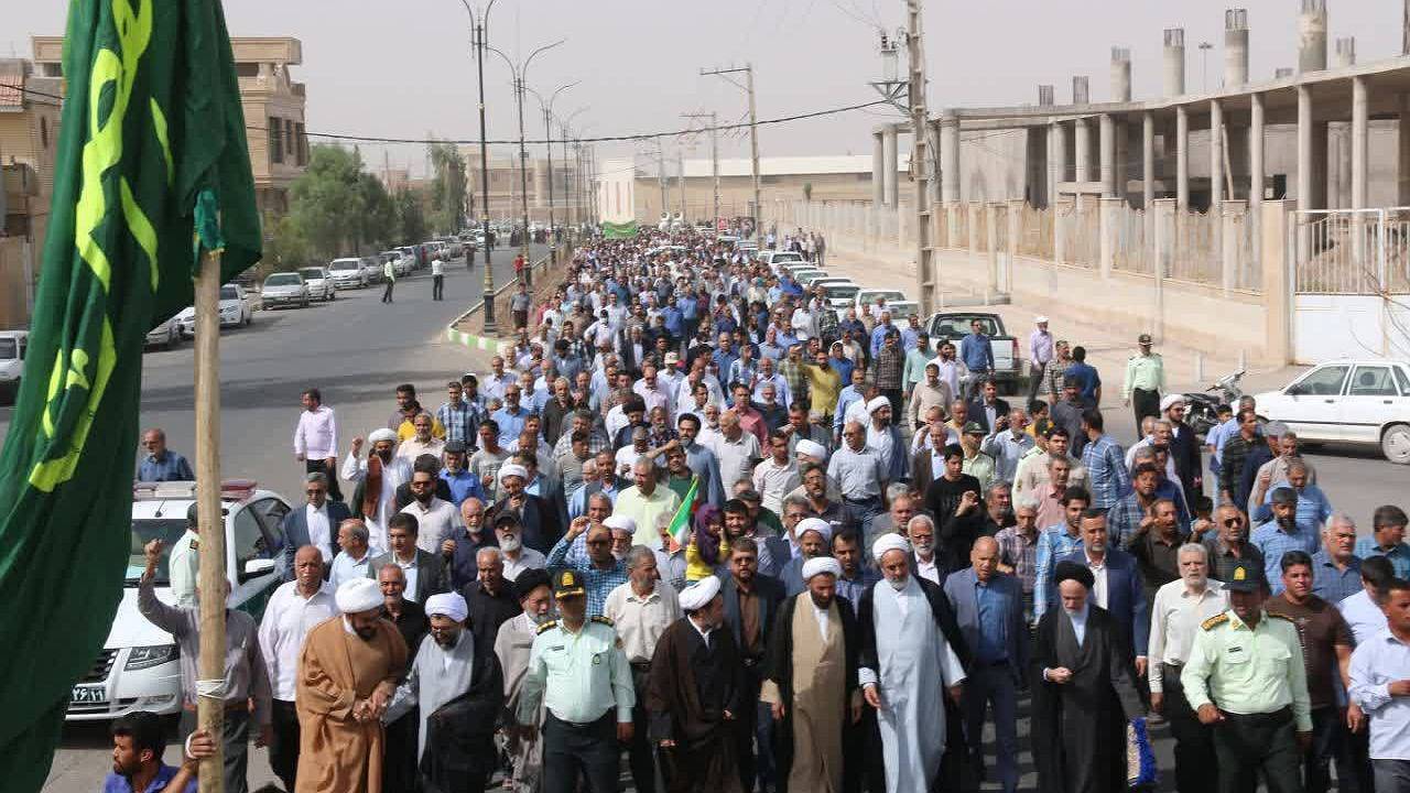 همبستگی شهرهای استان کرمان با جبهه مقاومت فلسطین + تصاویر