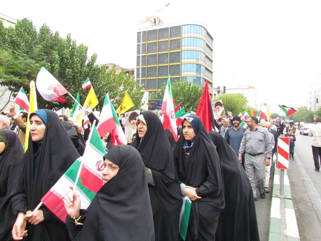 اجتماع بزرگ پایتخت نشینان در حمایت از مردم مظلوم فلسطین به روایت تصاویر