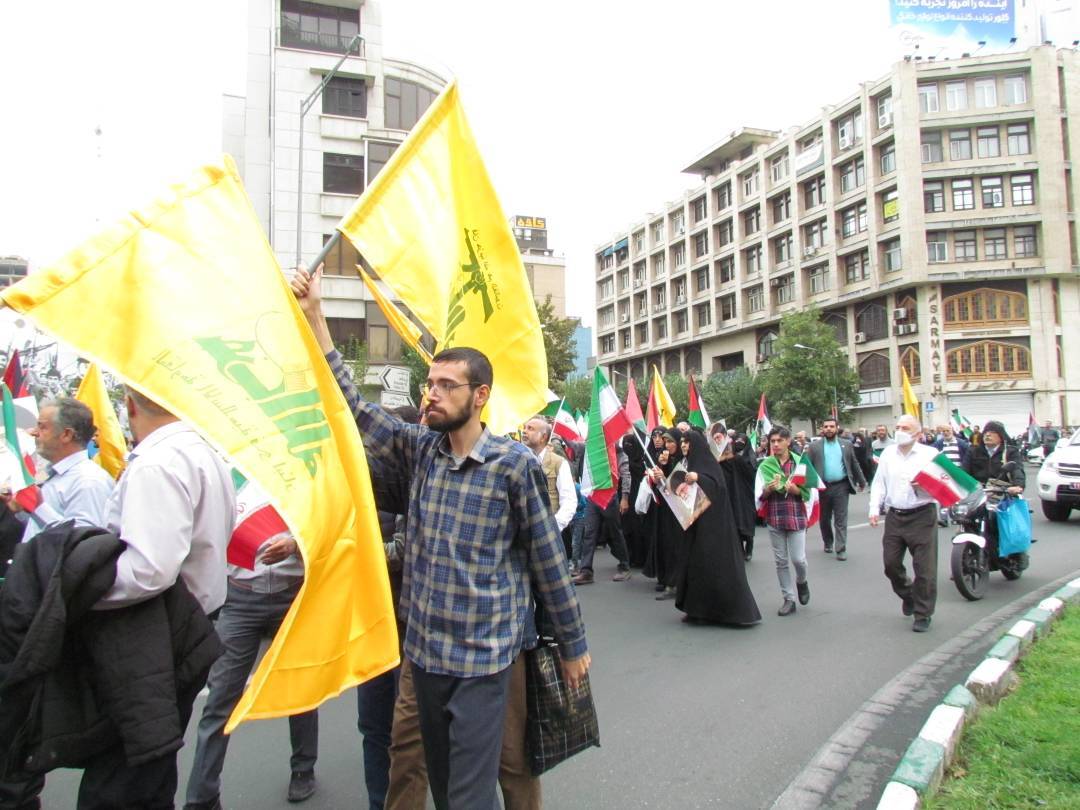 اجتماع بزرگ پایتخت نشینان در حمایت از مردم مظلوم فلسطین