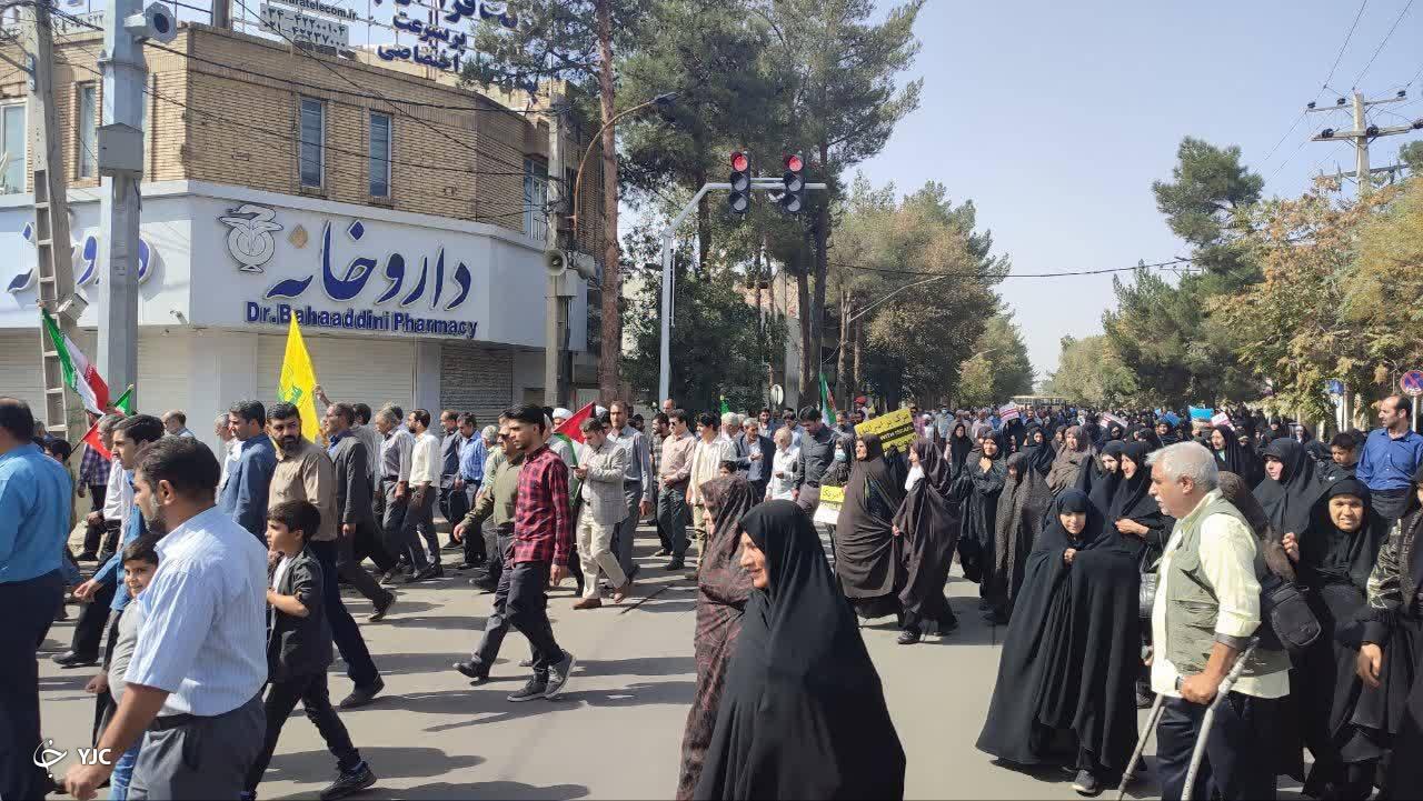 همبستگی شهرهای استان کرمان با جبهه مقاومت فلسطین + تصاویر