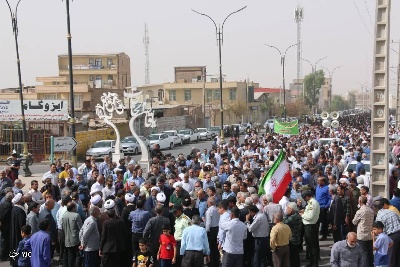 همبستگی شهرهای استان کرمان با جبهه مقاومت فلسطین + تصاویر