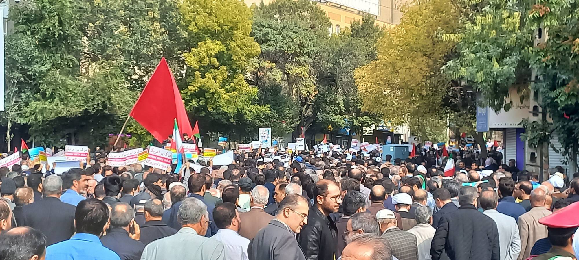 راهپیمایی تبریزی‌ها در حمایت از مردم مظلوم فلسطین + تصاویر