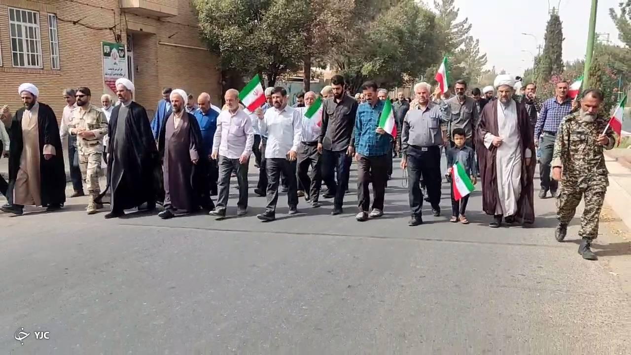 همبستگی شهرهای استان کرمان با جبهه مقاومت فلسطین + تصاویر