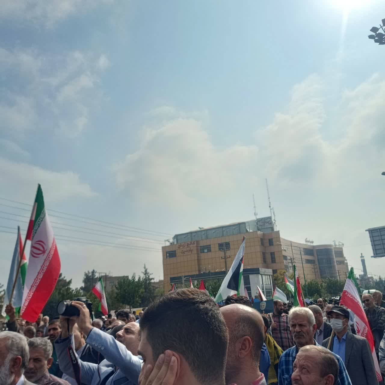 راهپیمایی مردم شهریار