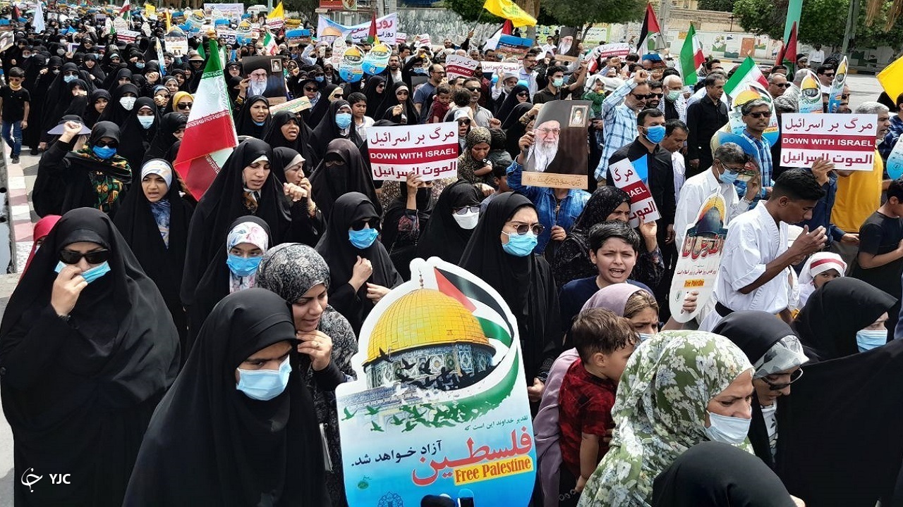 قطعنامه پایانی راهپیمایی حمایت از مردم فلسطین در هرمزگان