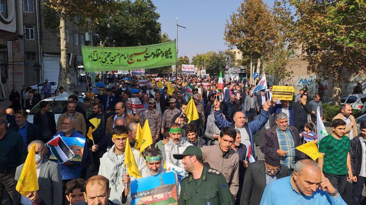 راهپیمایی بزرگ ضد صهیونیستی در خوی + تصاویر