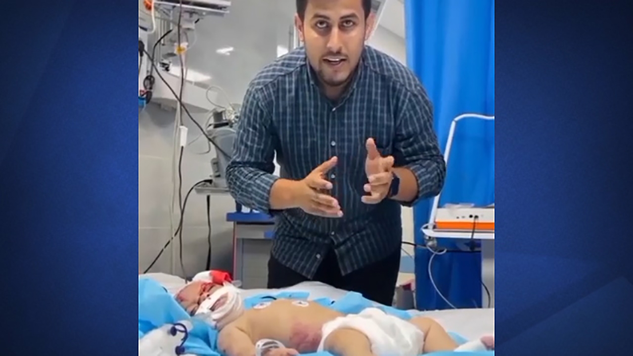 ۱۰۱ کودک مجهول الهویه در یک بیمارستان غزه + فیلم