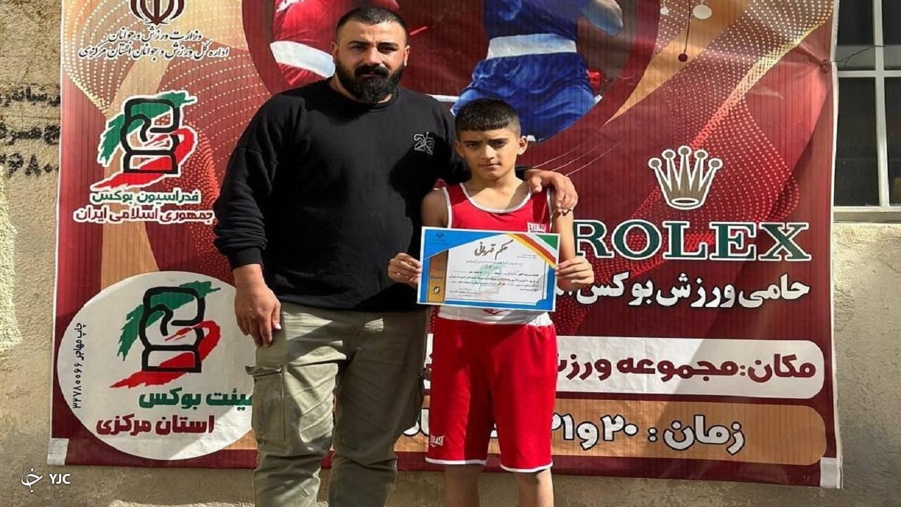 درخشش بوکسور مهابادی در مسابقات کشوری