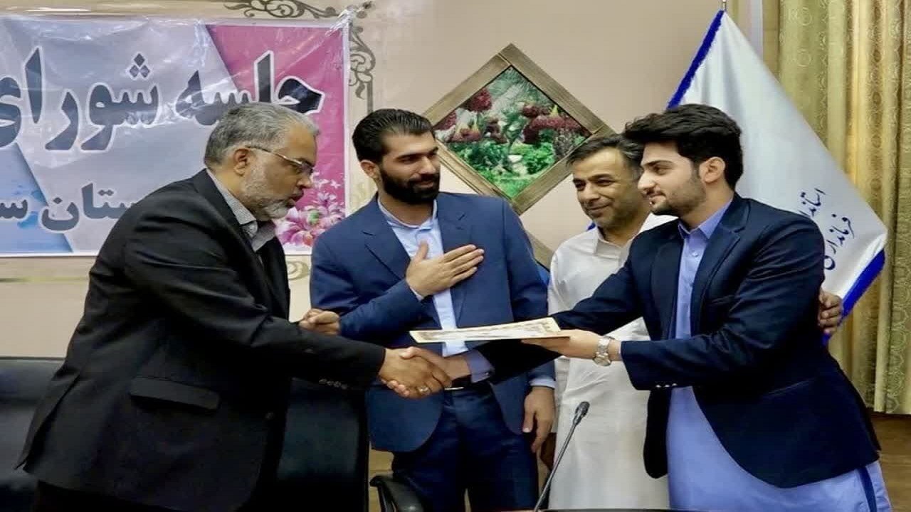 جوان‌ترین دستیار فرماندار سراوان معرفی شد