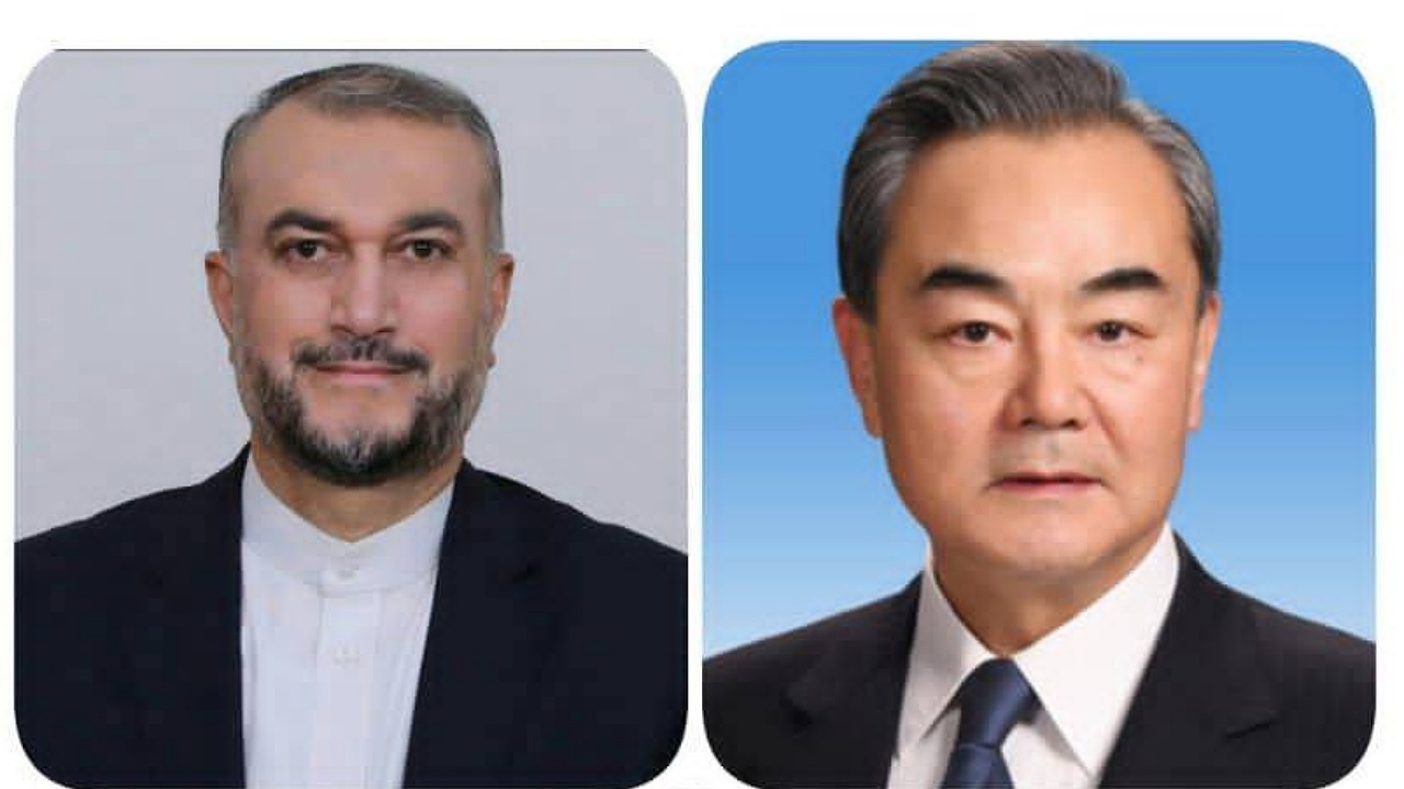 گفتگوی تلفنی امیرعبداللهیان با وزیر امور خارجه چین پیرامون تحولات فلسطین