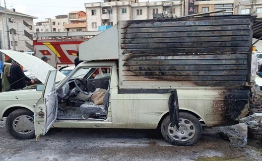 درگیری منجر به جرح فروشندگان سیار اغذیه و آتش سوزی در رشت