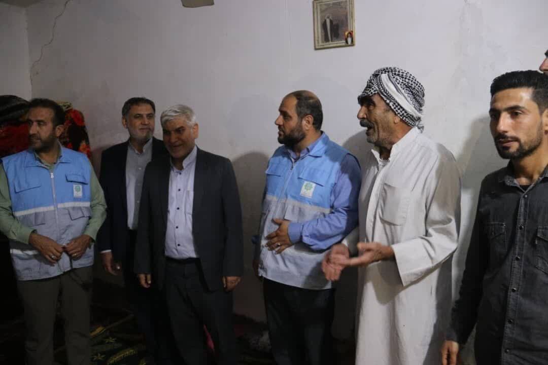بازدید میدانی مدیر کل مدیریت بحران استان از روستاهای بخش مشراگه رامشیر