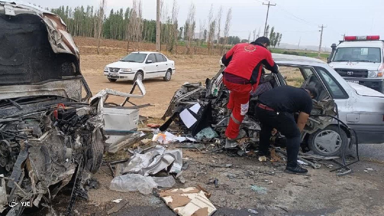 حادثه رانندگی در محور مهاباد_ میاندوآب ۱۲ مصدوم داشت
