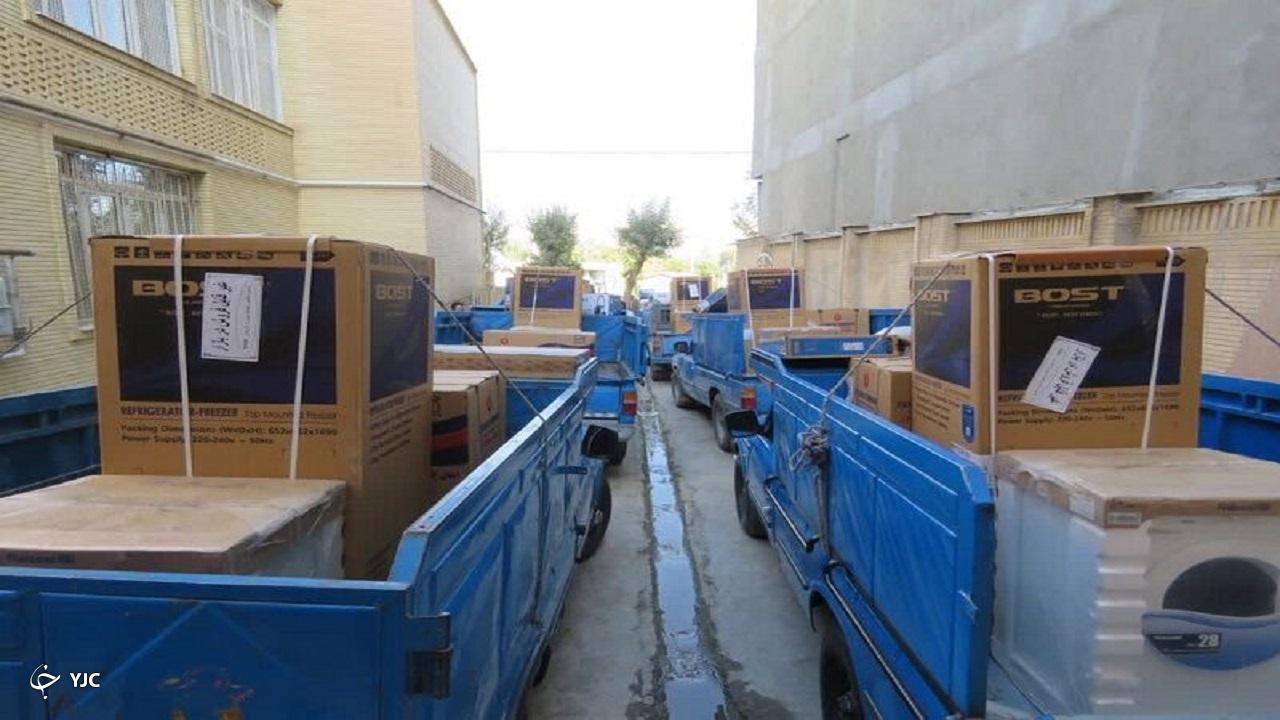 ۱۶ سری جهیزیه به نوعروسان مهابادی اهدا شد