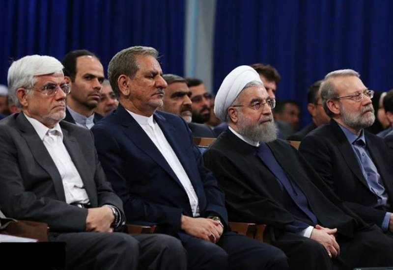 تصویری از لاریجانی و روحانی در یک جلسه