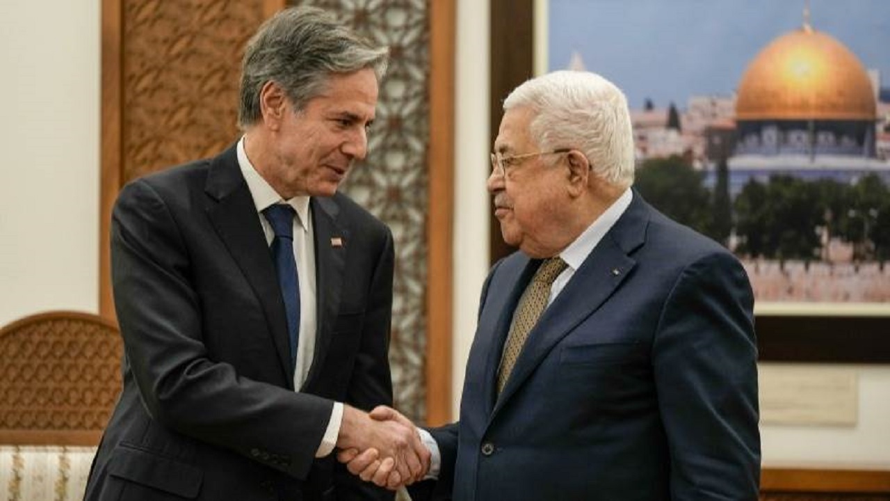 دیدار مجدد بلینکن با محمود عباس در اردن