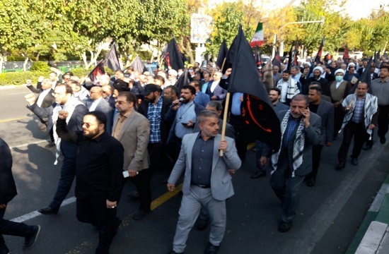 راهپیمایی نمایندگان مجلس در تهران