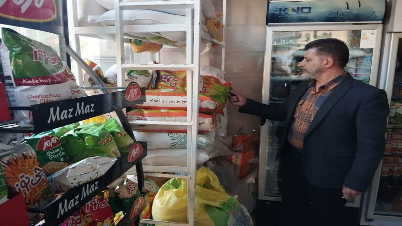 عرضه غیرقانونی ۲ تن برنج تنظیم بازار در قزوین