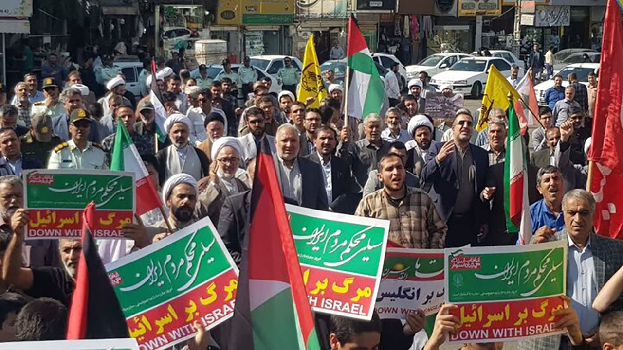 برگزاری تجمع خودجوش مردمی ضد صهیونیستی در بندرعباس