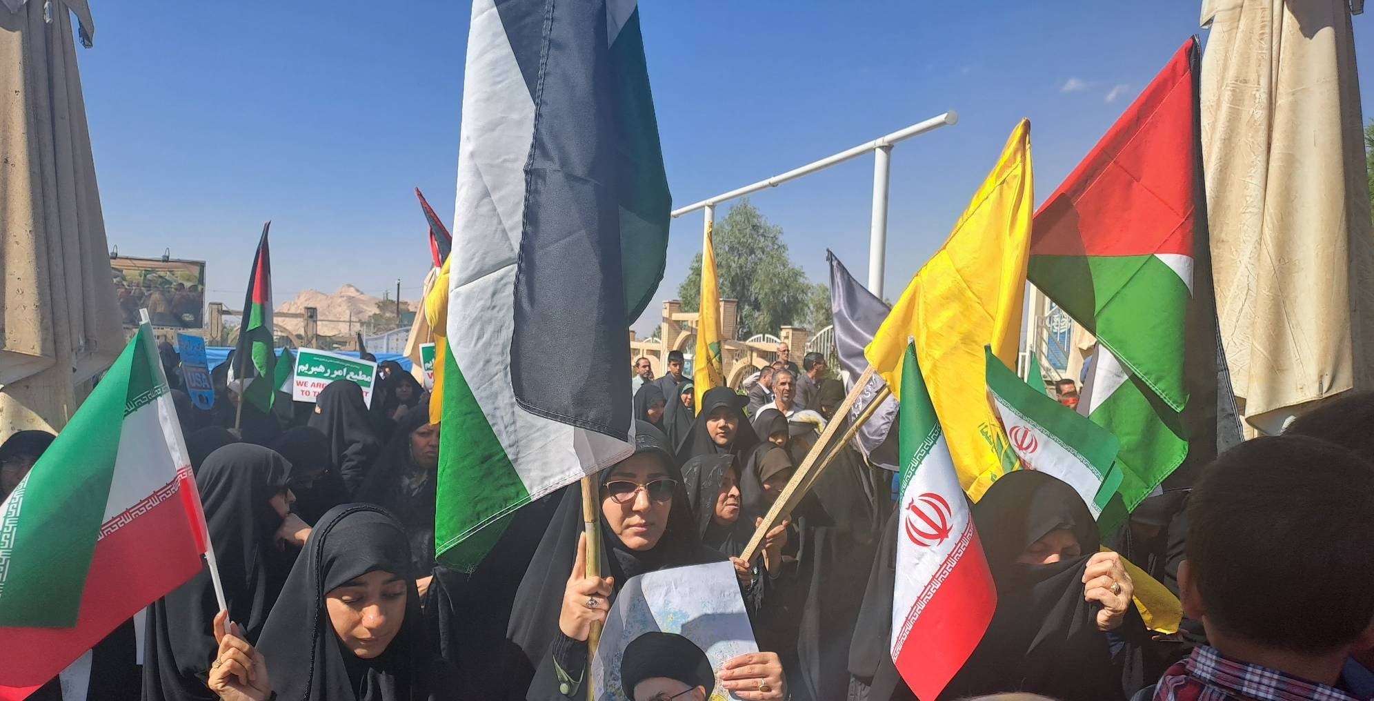 راهپیمایی مردم کرمان در اعتراض به جنایات رژیم صهیونیستی در غزه