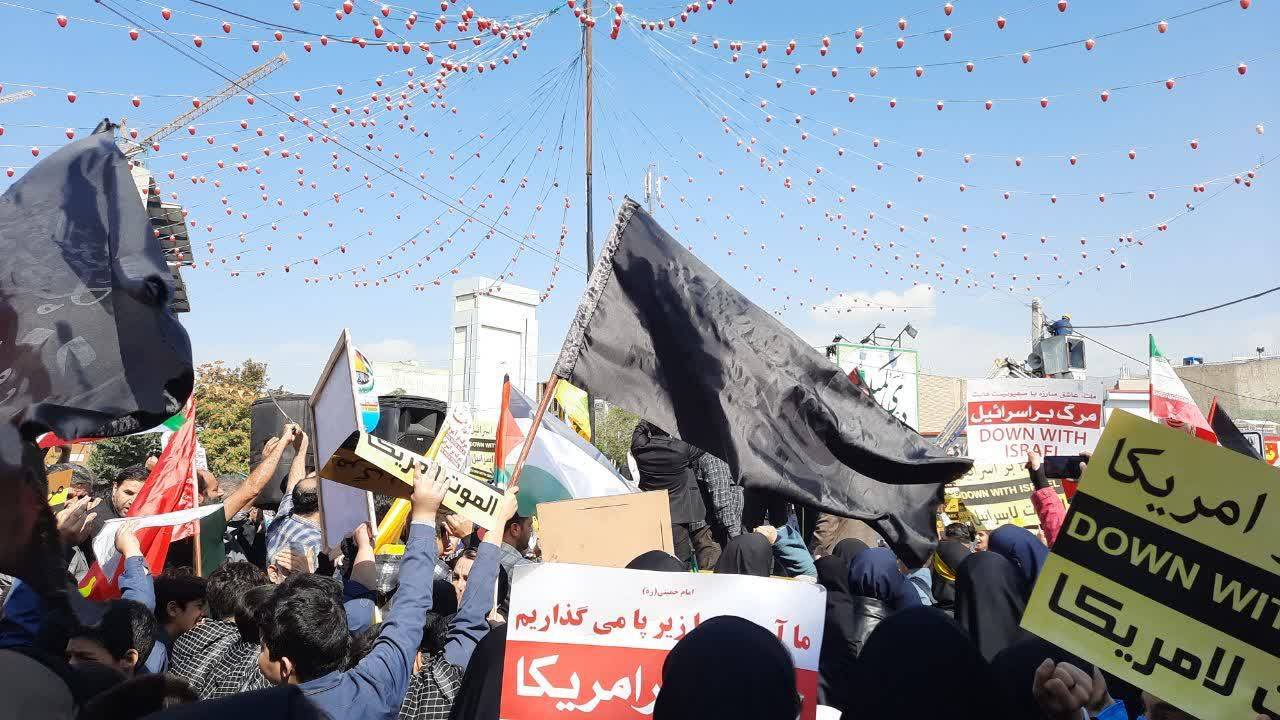 راهپیمایی مردم کرج