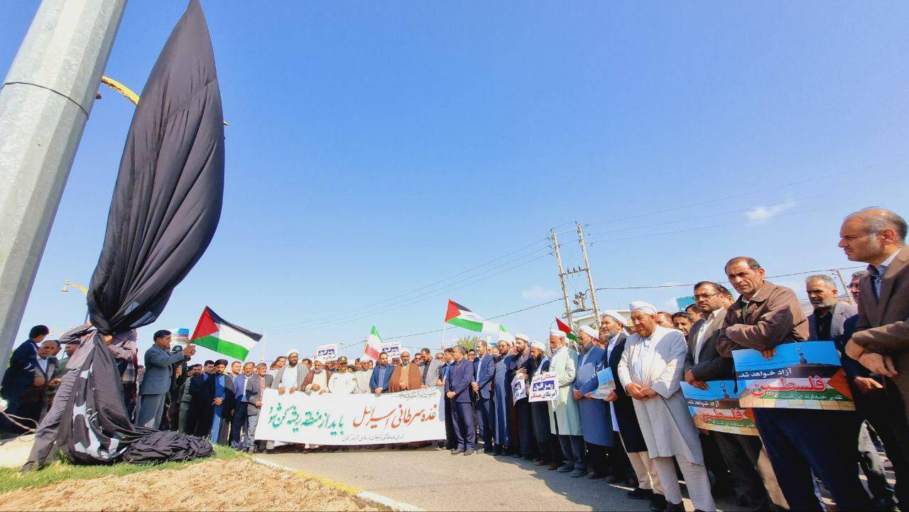 برگزاری مراسم راهپیمایی در کلاله