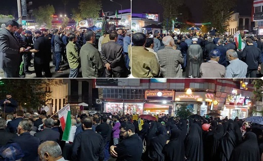 تجمع گیلانیان در محکومیت حمله وحشیانه به بیمارستان المعمدانی