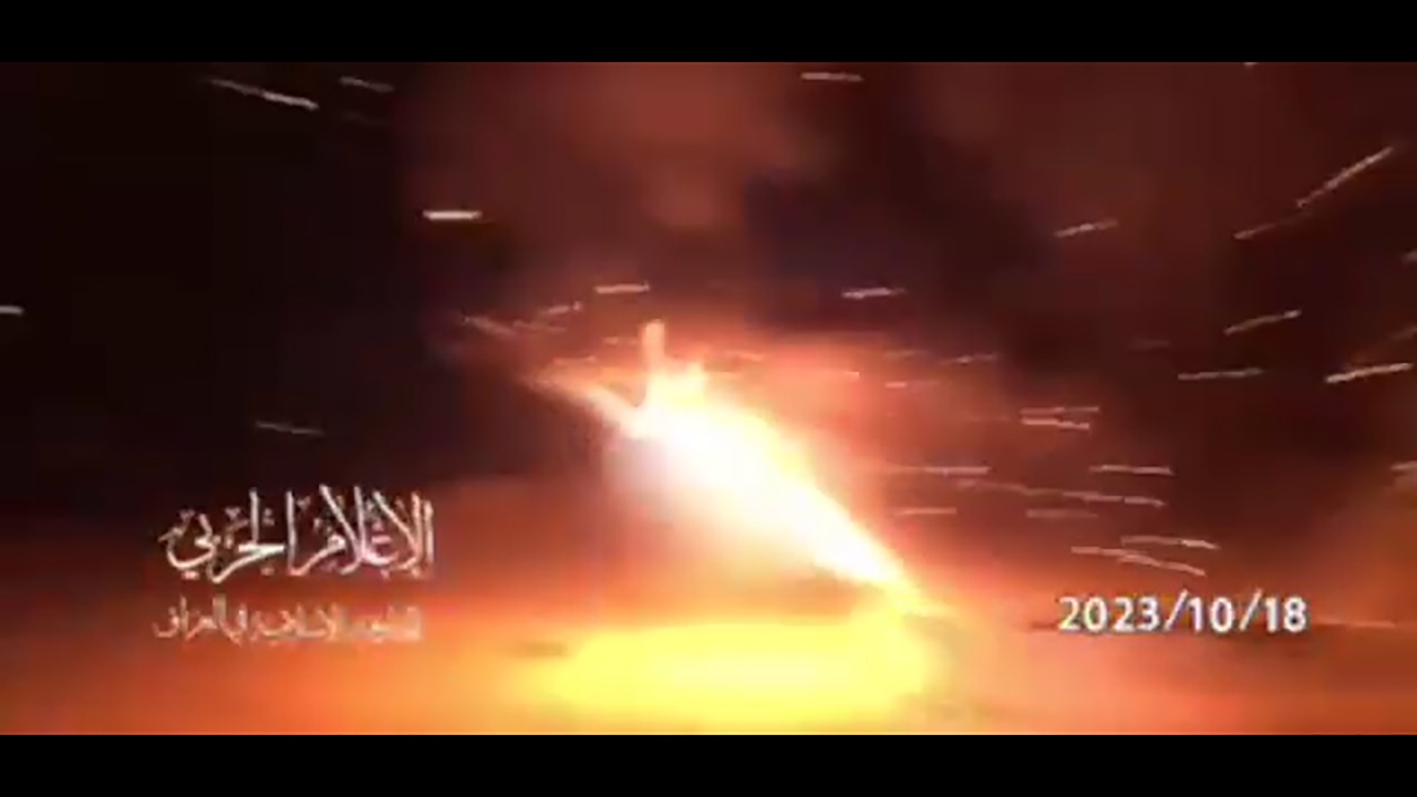 حمله پهپادی مقاومت عراق به پایگاه عین‌الاسد + فیلم