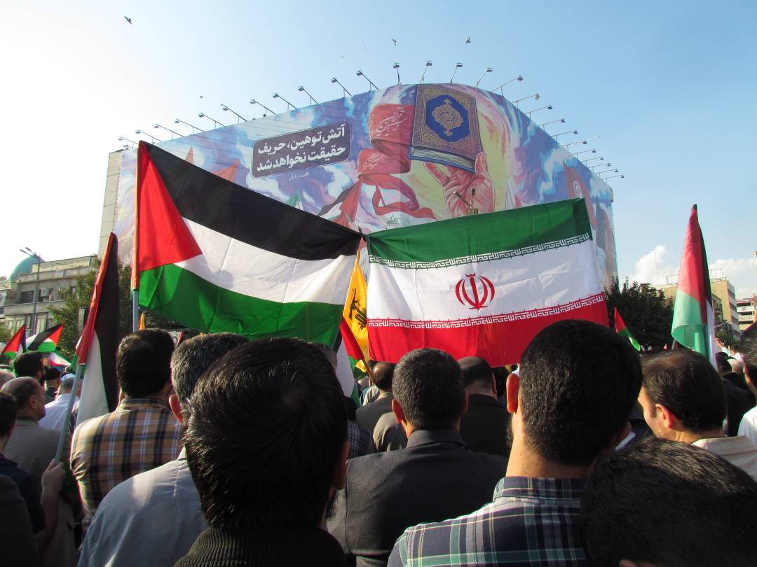 تجمع مردم تهران در محکومیت رژیم صهیونیستی از لنز دوربین شهروند خبرنگار