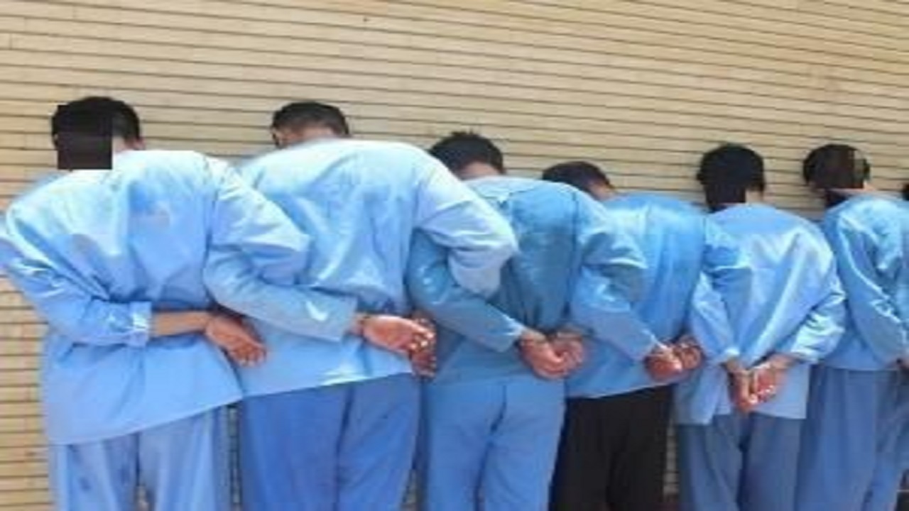 بازداشت ۷ سارق حرفه‌ای توسط پلیس آبادان