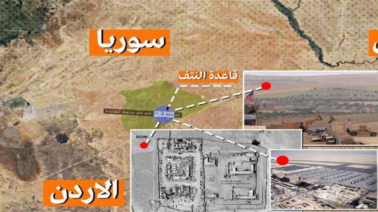 حمله پهپادی و موشکی به دو پایگاه آمریکایی در سوریه