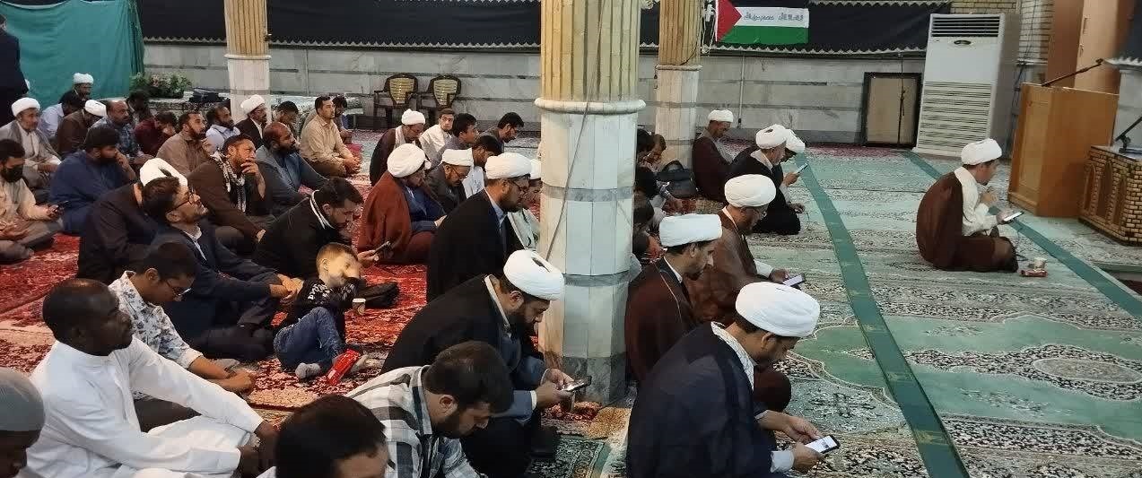 برپایی مراسم دعا برای پیروزی مردم مظلوم فلسطین