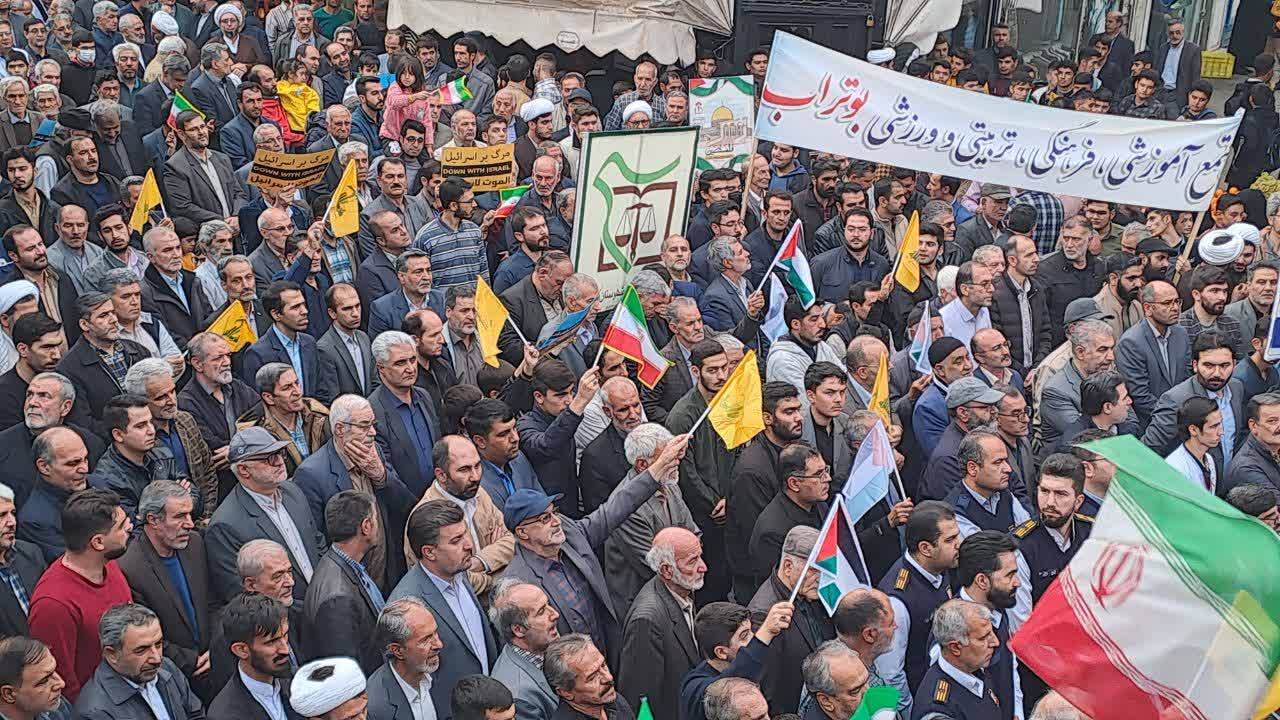 برگزاری مراسم راهپیمایی در خوی