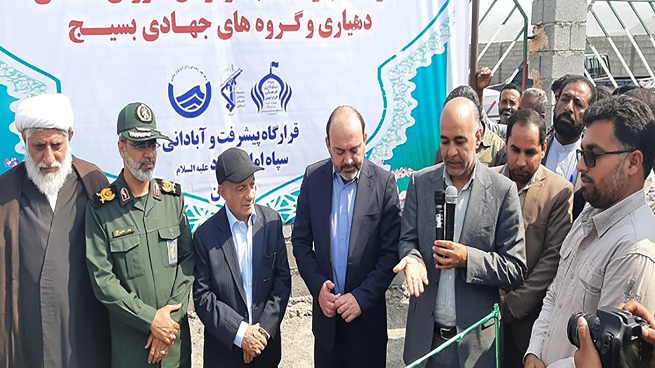 افتتاح مجتمع آبرسانی دهستان درپهن شهرستان میناب