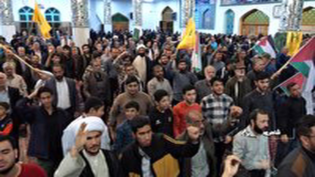 تجمع مردم و طلاب شاهرود در حمایت از غزه+ فیلم