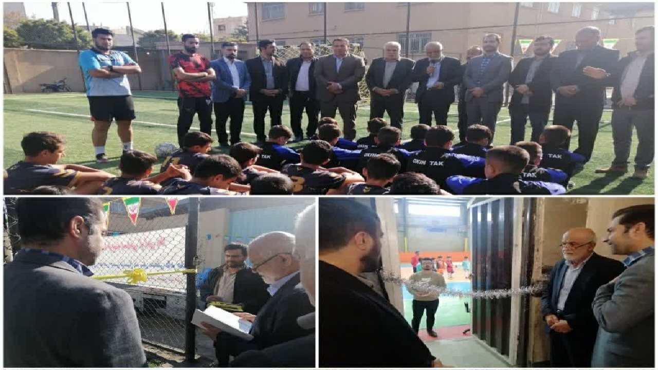 افتتاح دو طرح عمرانی در شهرستان تاکستان
