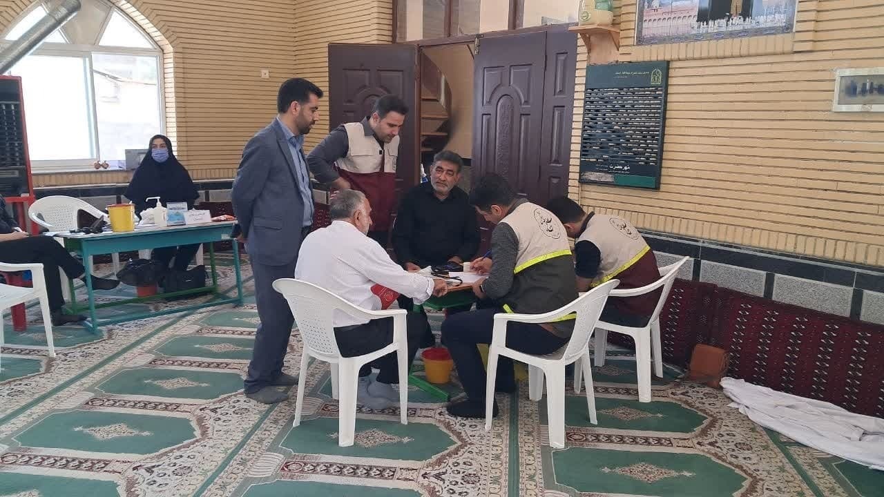 درمان رایگان بیماران در یک روستای بهشهر