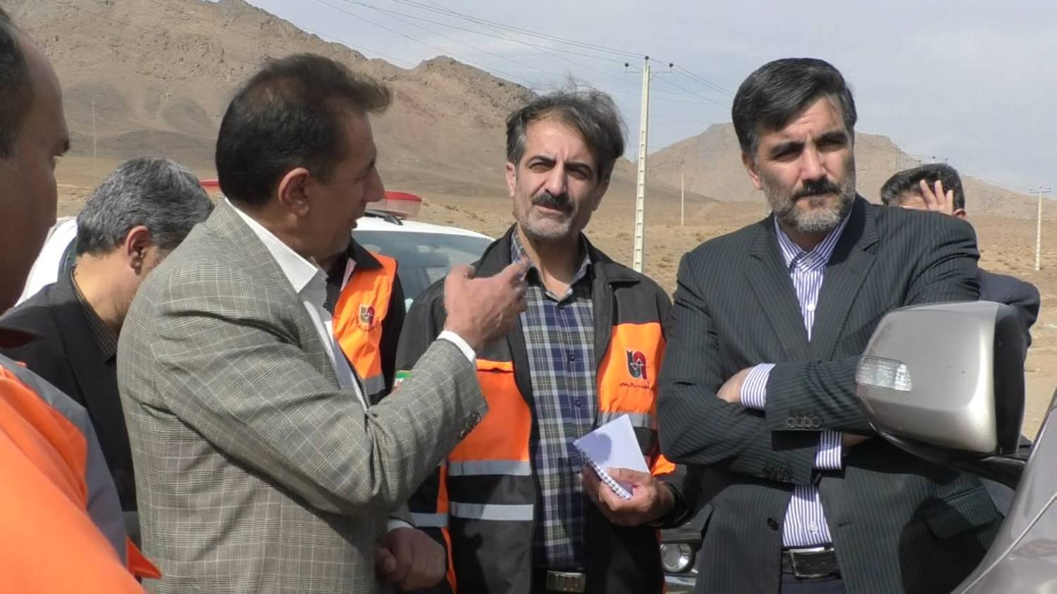 بازدید معاون سازمان راهداری کشور از جاده های گلپایگان