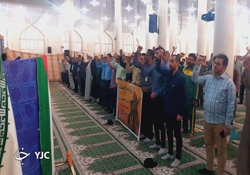 اجتماع مردم هرمزگان درمحکومیت جنایات رژیم صهیونیستی دربقاع متبرکه هرمزگان