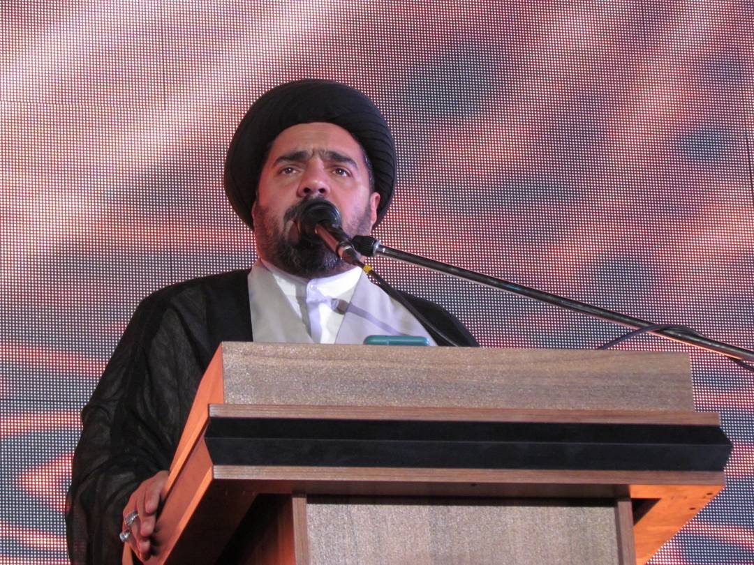 مراسم سخنرانی برای حمایت از فلسطین