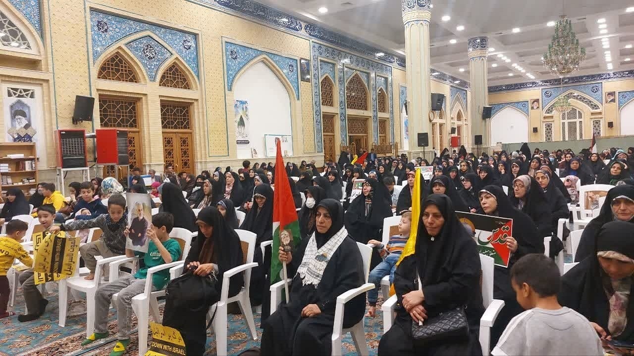 حمایت بانوان قزوین از مادران و کودکان غزه