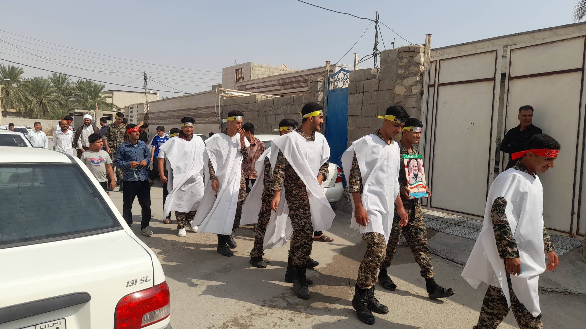 راهی شدن جوانان برای کمک به فلسطین