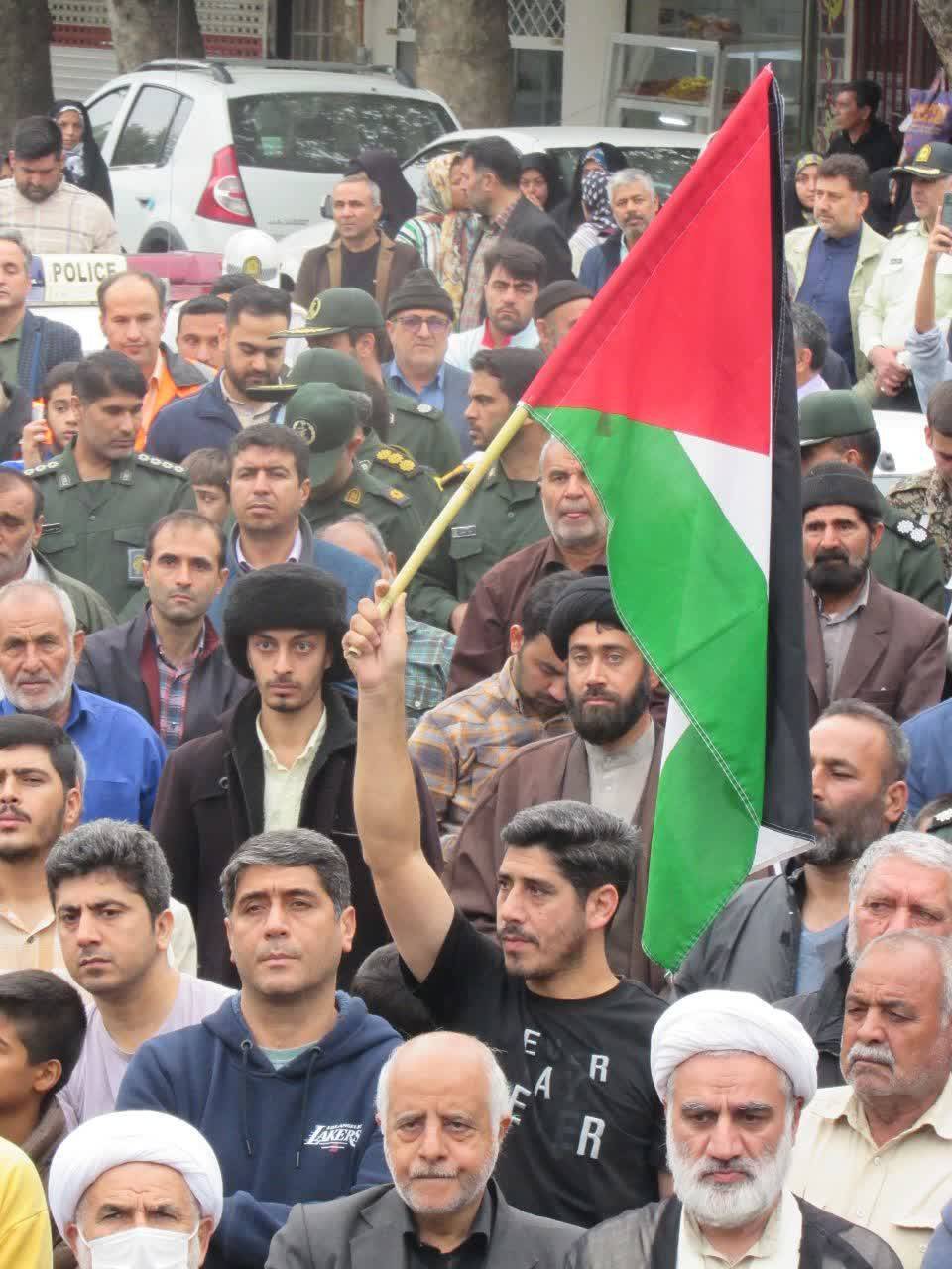 برگزاری مراسم راهپیمایی در گالیکش