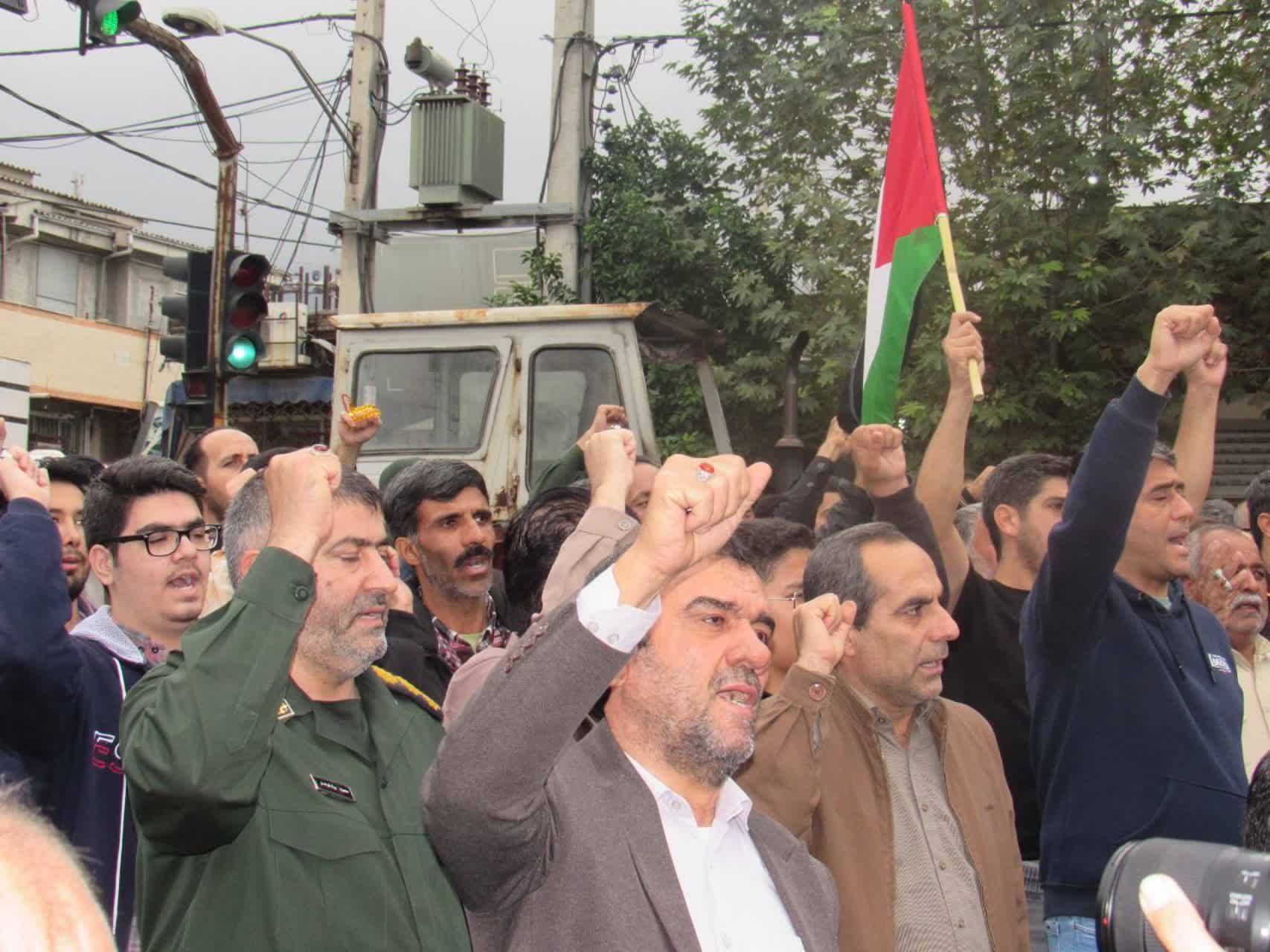 شعار مرگ بر اسرائیل در گالیکش