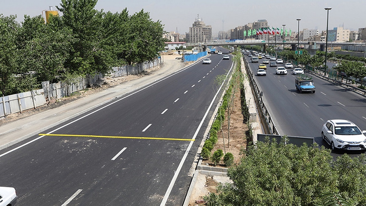 ترافیک روان در تقاطع ها و معابر  شهر قزوین