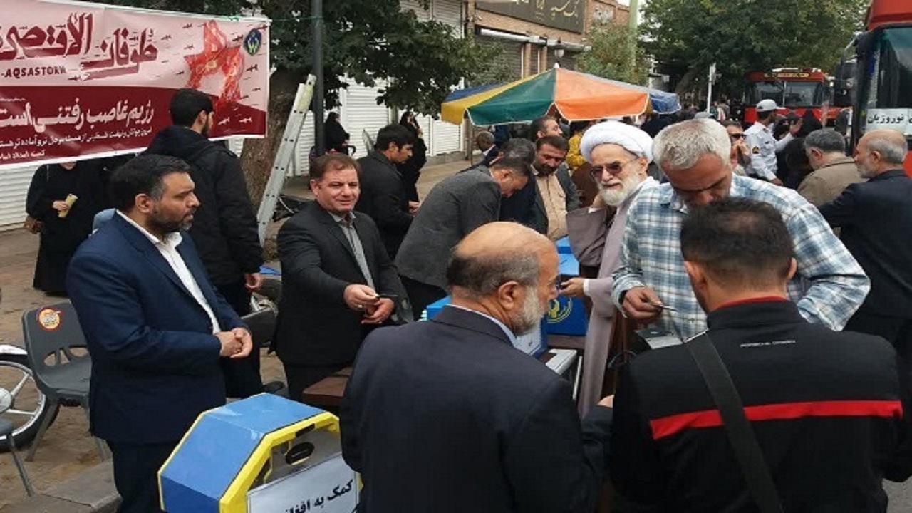 جمع آوری کمک‌های مردمی به غزه ادامه دارد