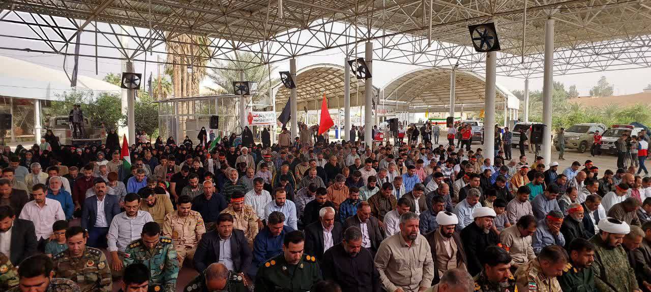 برگزاری نماز جمعه در قصر شیرین برگزاری نماز جمعه در قصر شیرین