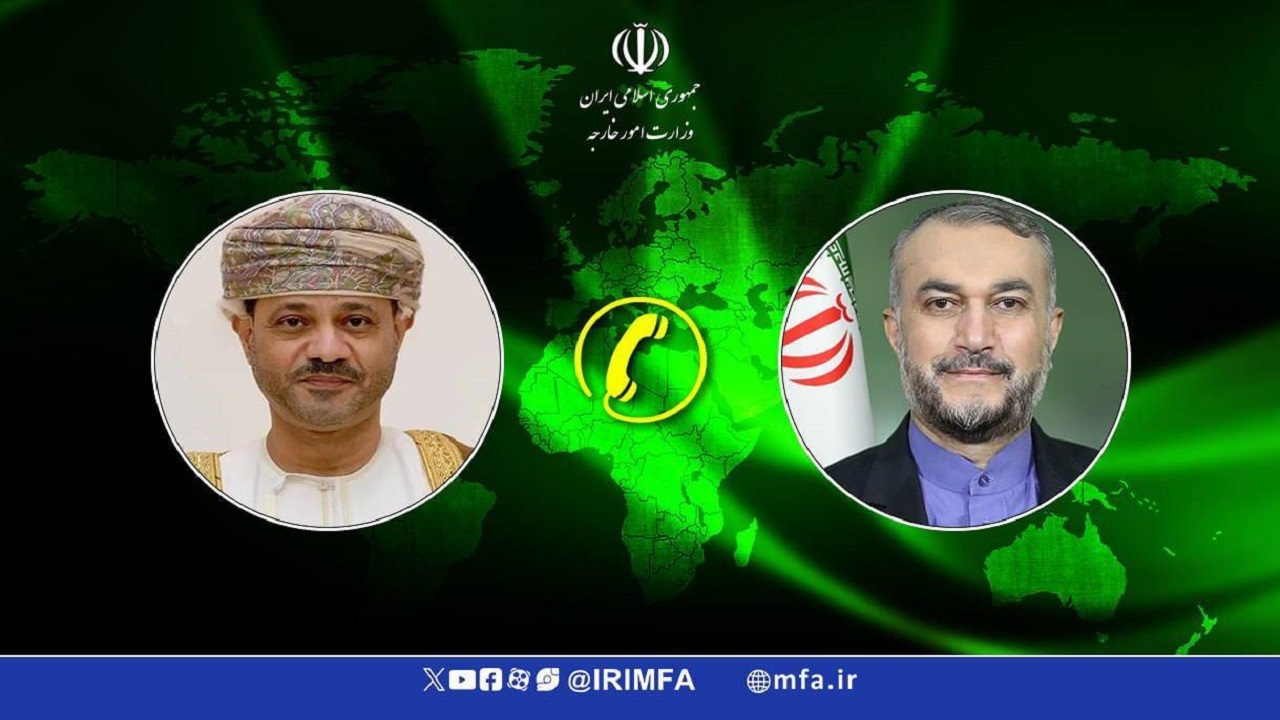 گفتگوی تلفنی وزیر خارجه کشورمان با وزیر خارجه عمان