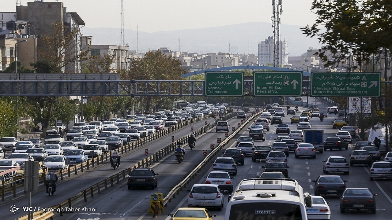 افزایش ۲۰ درصدی ترافیک امروز تهران نسبت به اول مهر
