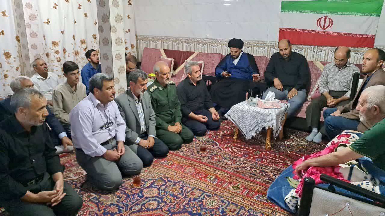 دیدار خانگی با خانواده شهدا